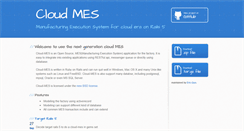 Desktop Screenshot of cloud-mes.com